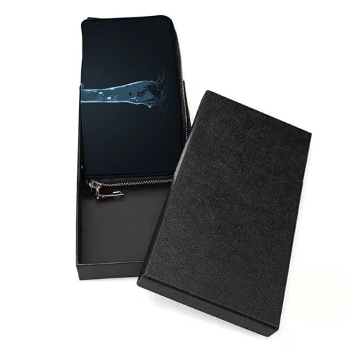 Magic Mushroom PU Leather Clutch Long Bifold Wallet, Coin Purse Credit Pass Case, Durable Card-Holder Money Storage for Women Men3