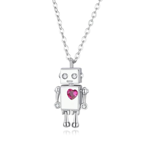 Collier couple Roblover pendentif cœur couronne bijoux Saint-Valentin