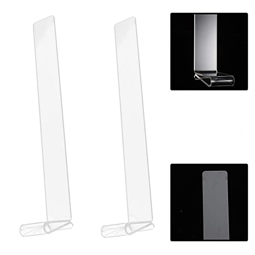 Holibanna 2 stks Muziek Clips Muziek Pagina Houder Clips Clear Acryl Lezen Muziek Pagina Wind Clips voor Muziek - Image 4