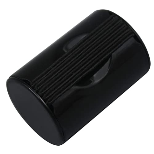 HEALLILY Rhythm Finger Shaker Ukulele Sand Shaker avec Perles en Métal Rythme Rythme Bague Fun Doigt Bell Toy Education Tôt pour Kid Débutant (Noir) Cover