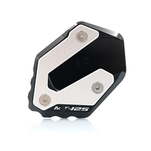 Motorrad Kickstand Seitenständer Für YA&MA&HA MT125 MT 125 MT-125 YZF-R125 YZF R125 Motorrad CNC Kickstand Fuß Seitenständer Verlängerungspolster Stützplatte Vergrößern