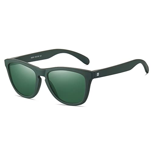 Mirrored Polarized Sunglasses For Running & Fitness, Round Square Sunglasses For Men And Women, 100% UV Protection…3