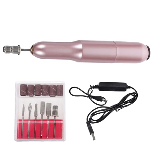 Torno pulidora de uñas para manicura pedicura recargable USB con fresa cerámica