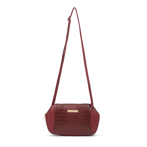 Image of Caprese York Small Sling Bag for Women with Adjustable Strap & Zipper Closure for Comfortable Wear | Versatile Handbag for Everyday Use, Travel, and Special Occasions