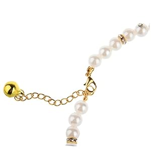 BESTOYARD Wedding Dog Necklace Collar Jewelry Collar for Small Dogs Puppy Collar Small Dog Collar Puppies Collars pet Collar moisennette Jewelry Tiny Dog Collar OBX Jewelry Fancy x17 Pearl