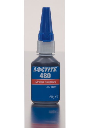 Loctite 480 Prism Cyanoacrylate Adhesive 20gm Black Rubber Toughened Instant Adhesive Metal Plastic Rubber