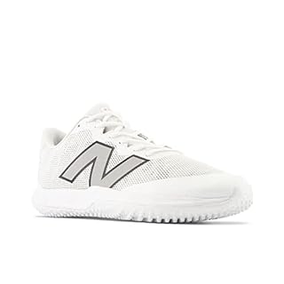 New Balance Unisex-Adult FuelCell 4040 V7 Turf Trainer Baseball Shoe, Optic White/Rain Cloud, 14.5 Wide Women/13 Men