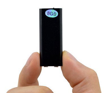 Innovative Krish Products 122 Mini Voice Recorder (Black)