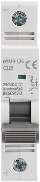 Mini disjoncteur 1P 100A haute capacité 6KA pour armoire électrique CC