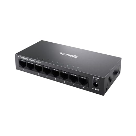 Tenda TEG1008M | 8-Port Gigabit Ethernet Switch | Home& Enterprises Network Switch | Plug-and-Play | Fanless Ethernet Splitter (Mini Size)