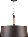 Capital 330742RI Walker Pendant, 4-Light 240 Total Watts, Rustic Iron