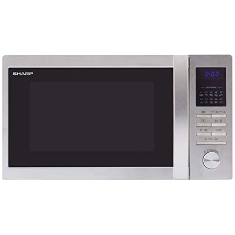 SHARP R-822STWE 3-in-1 Kombi-Mikrowellengerät inkl. Grill und Heißluft Cover