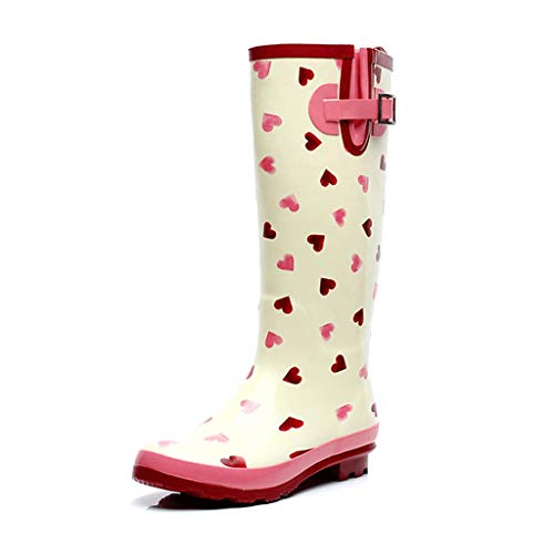 DJ Home Zapatos de Goma Ligeros y Flexibles Botas de Lluvia Antideslizantes...