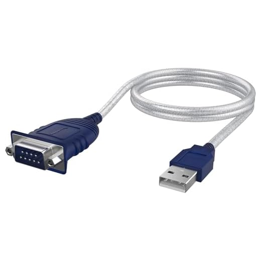 Sabrent seriell kabel – USB 2.0 till seriell (9-stift) DB-9 RS-232-omvandlarkabel (CB-DB9P)