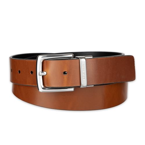 Cole Haan mens Reversible Embossed Logo Loop Casual Belt2