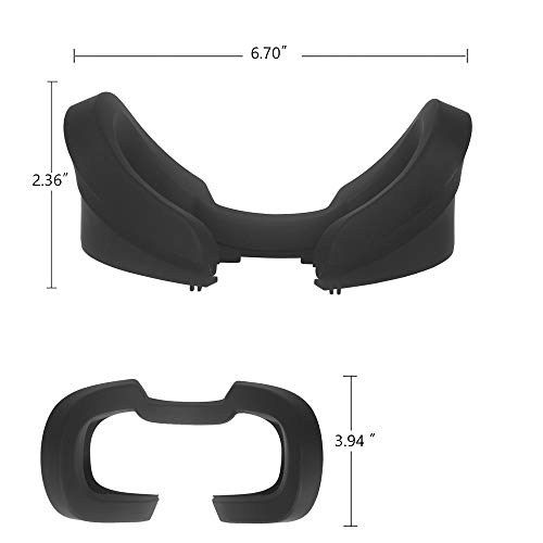 NiceCool Siliconen Masker Pad & Cover Masker voor Oculus Rift S Standaard Gezichtspad, Herbruikbaar Sweatproof… - Image 7