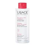 Uriage Agua Micelar Termal para Piel Sensible - Rostro y Ojos - 3 en 1: Limpia, Desmaquilla y Calma - Sin aclarado - Aroma Afrutado y Floral - 96% Ingredientes de Origen Natural - 500ml