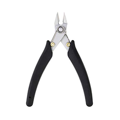 Jedist Flush Cutter, Sprue Cutter, Micro Cutter, Esd Wire Cutter, Stainless Steel Cut Tools With Spring Silicone Handle For Electronics Jewelry Model Craft Soldering Metal Plastic(Jed-05Esd) #TOP3
