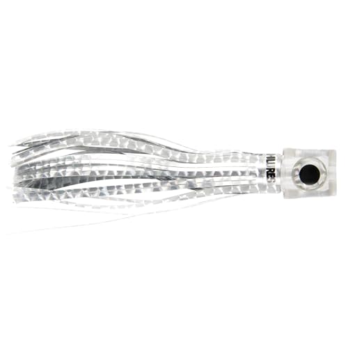 C&H Lil Stubby Fishing Lure, Ballyhoo Skirt, 5.5 in, Saltwater Trolling