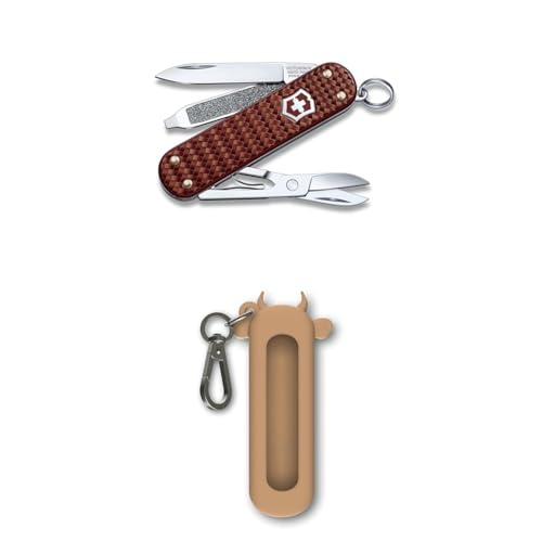 VICTORINOX(rNgmbNX) NVbN vVX ALOX RNV Hazel Brown @\ iCt AEghA Lv ͂ }CiXhCo[t ߂₷蓋 5@\𓋍ڂXCX}`c[ ^ RpNg 