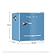 Frigidaire EFR176 1.6 cu. ft. Retro Bar Fridge with Side Bottle Opener (Blue)