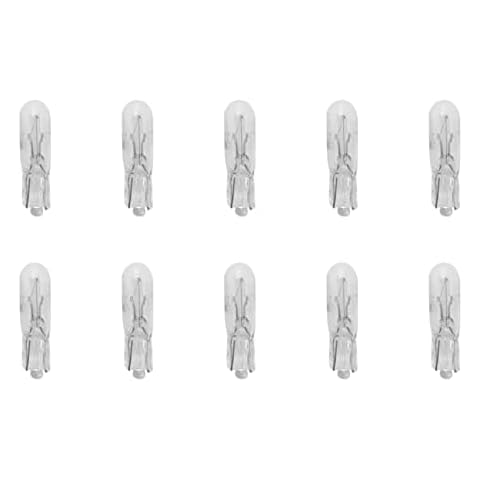 Jufjsfy 10Pcs Warm White Dashboard Bulbs Cover