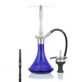  Aladin Shisha MVP 460 - M1 - Blue Shiny Wasserpfeife - Shisha Hookah