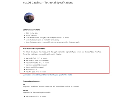 32 GB - MacOS Catalina 10.15.7 inicializável, USB Drive 3.2, reinstalar/atualizar Mac OS X