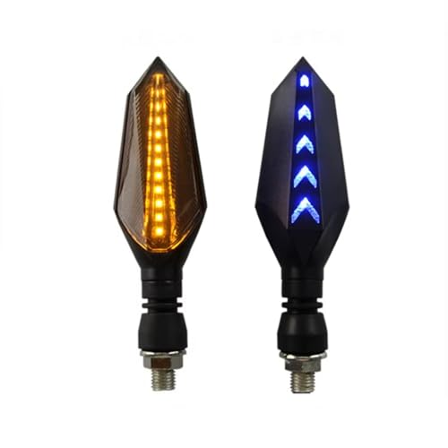 Clignotants Moto 10mm Haute Visibilité pour Kawasaki Z900 ER6N - Indicateurs Orange Puissants