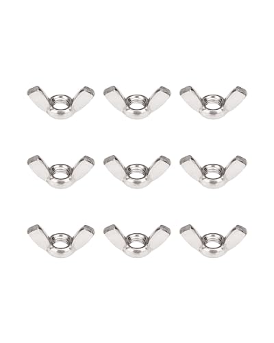 M6-1.0 Wing Nuts - IMScrews 304 Stainless Steel Wing Nuts - Durable Hardware for Home Maintenance and Professional Engineering Pack of 25
