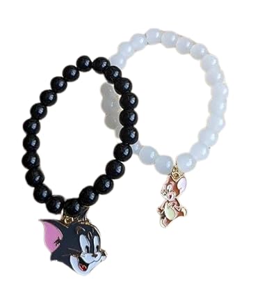 DF Store Tom And Jerry Bracelet Adjustable Multi Style Bracelet Sets Made with Beads For Women; Girls ; Boys; Men (Pack OF 2) (B0D57GGJ7M) Amazon Price History, Amazon Price Tracker