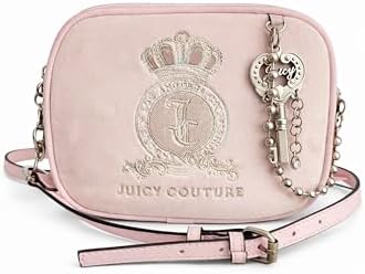 Juicy Couture Bolsa tiracolo clássica Juicy Lover, bolsa de veludo