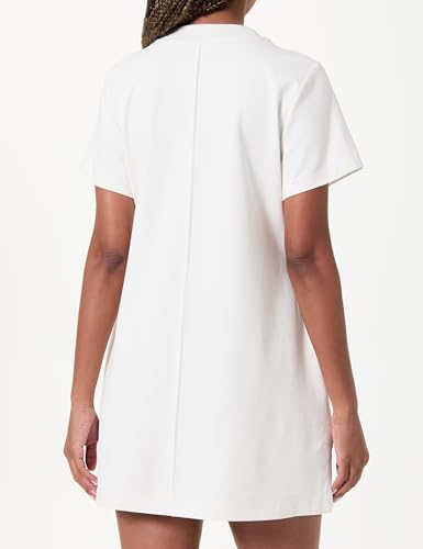 Robe T-Shirt Calvin Klein en maille Punto Milano noble et courte
