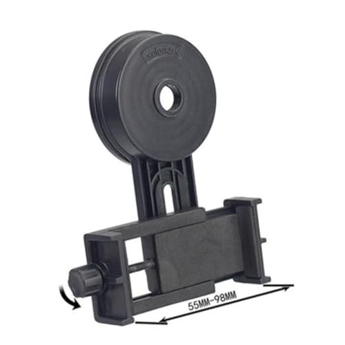 Uonlytech Spotting Scope Telescope Adapter Smartphone Camera Mount and Fit for Most Brands 55-98mm Smartphones Binocular
