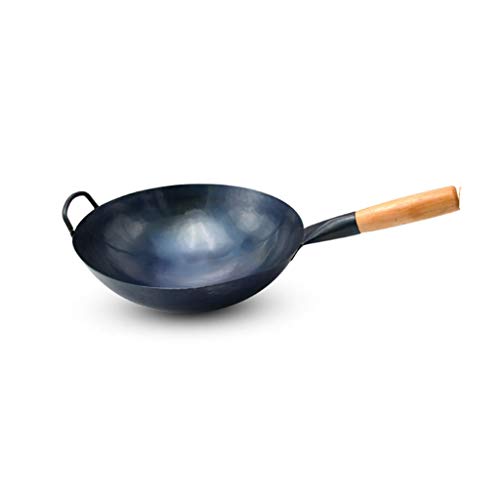 Wok Tradicional Forjado a Mano de Acero al Carbono