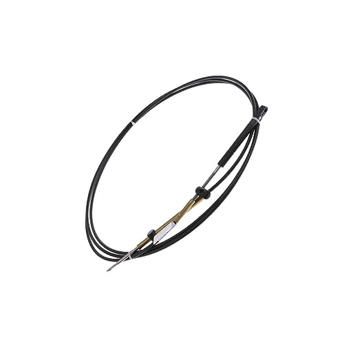 IOIUSKKU Universal Throttle Control Cable Fitment for Marine Boat Anti-Corrosion Stainless Steel Boat Steering Control Cable, 14Ft