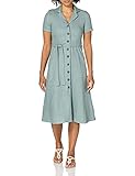 Übergang ESPRIT Damen 031EE1E329 Kleid, 470/TURQUOISE, 42