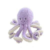 Octopus Plush, Soft and Cuddly Purple Stuffed Toy for Kids and Adults, 18cm Huggable Plushie for Bedtime Companionship, Decor, Gifts and Relaxation ﻿
