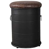 【Robusto ottomano portaoggetti】: ha spazio di archiviazione ben fatto, riporre libri, coperte giocattolo, facile da spostare e risparmiare spazio; ECO friendly fornisce una buona scelta per la casa con bambini e animali domestici