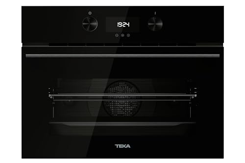 TEKA Built-in 45cm Compact Oven with Microwave Function "Hydroclean® ECO Cleaning System,Touch Control Panel with LED display,11 Cooking Modes,41 Litres Capacity" HLC 8440 C FBK