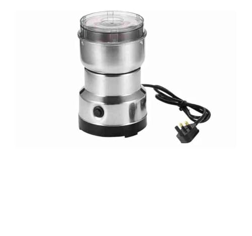 Image of Stainless Steel Mini Electric Grinder - Compact Coffee, Spice, Masala, Nut & Grain Crusher, Portable Premium Material Large Mixer Machine for Home Kitchen Use Unique (Pack of 1)