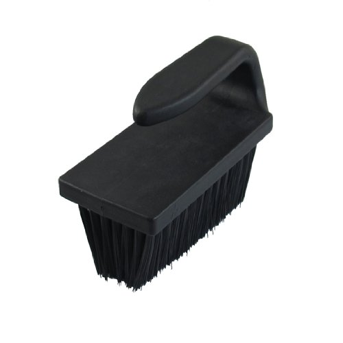 Aexit 90mm x Electrical equipment 35mm Plastic U Shape Handle Anti Static Brush Black