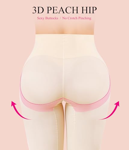 Nebility Seamless Leggings for Women Tummy Control Butt Lifting Shapewear Pants Body Shaper Light Shaping Slip Underwear4