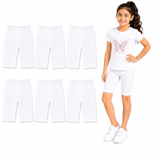 Image of MERIDA Cotton Cycling Shorts for Girl's (Pack of 6)