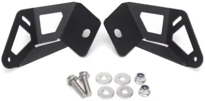 for Can-Am Maverick R 2024 2025 Maverick R UTV Low & High New Position Light Mounting Kit Bracket Metal Headlight Black (High Position)