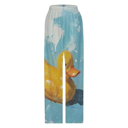 Yellow Rubber Duck on A BlueChildren's Casual Pajamas160CM3