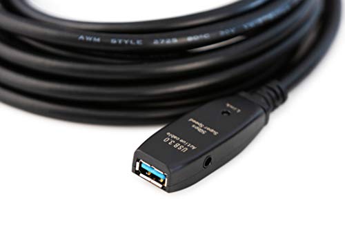 Mutecpower 24 Feet Active Usb Extension Cable 3.0 Male To Female With A Extension Chipset Signal Booster - Active Extension/Repeater Cord 7.5 Meters / 24 Feet #TOP1