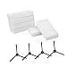 FLAMEER 4 Unidads Cepillos Lateral con 6X Filtros Hepa Adecuado para ILIFE Modelo V3 V3s V5 V5s V5s Pro Robotic Aspirador