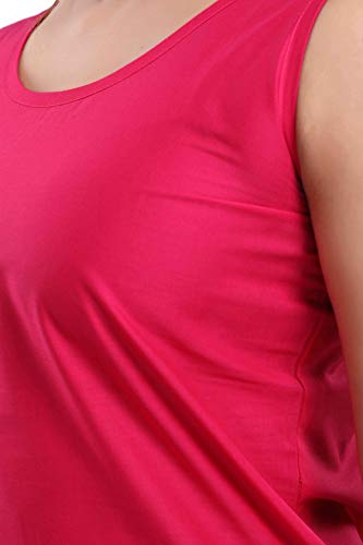 Image of Cotton Rich Camisole Slip for Women | Long Kurti Slip /Suit Slip /Camisole Slip Knee Length Inner(Long Inner)