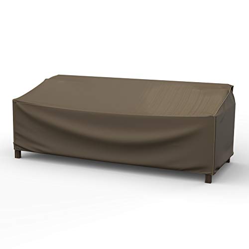 Budge P3W05Btnw3 Stormblock Hillside Patio Sofa Cover Premium, Outdoor, Waterproof, Extra-Large, Black And Tan Weave #TOP15